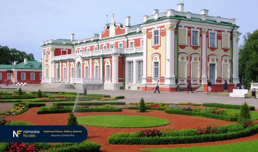 Kadriorg Palace in Tallinn, Estonia – example of Estonian culture and e-Residency digital business hub