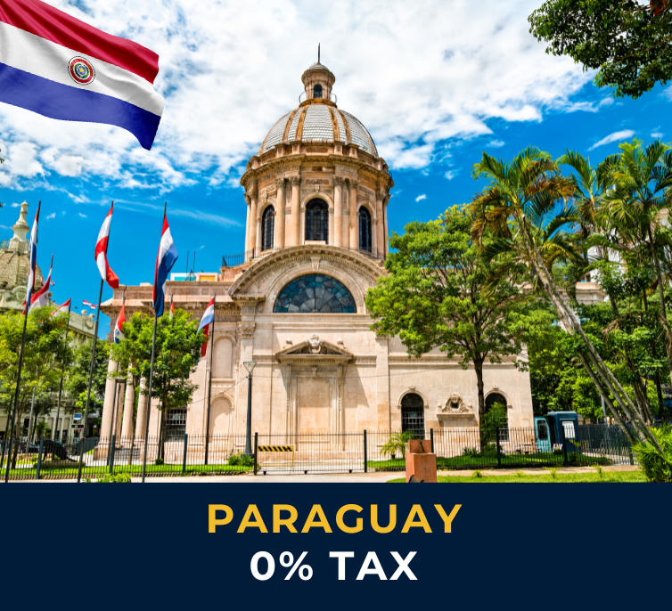 National Pantheon of the Heroes in Asuncion, Paraguay – attractive tax residence destination with territorial taxation for digital nomads