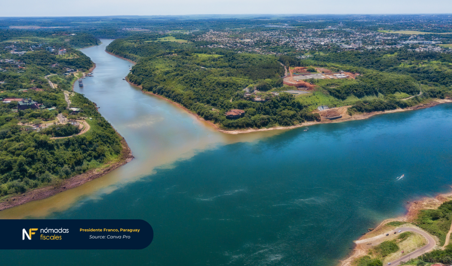 Presidente Franco city view in Paraguay – attractive destination for tax residency with territorial taxation benefits