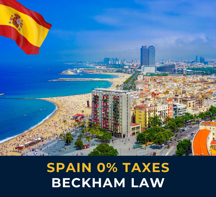 Sagrada Familia in Barcelona, Spain – attractive destination with tax benefits for expats under the Beckham Law