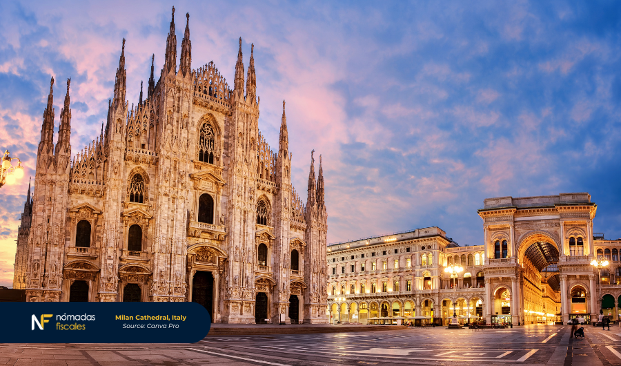 Milan Cathedral in Italy – iconic landmark representing Italian culture, lifestyle, and tax residency options for expats