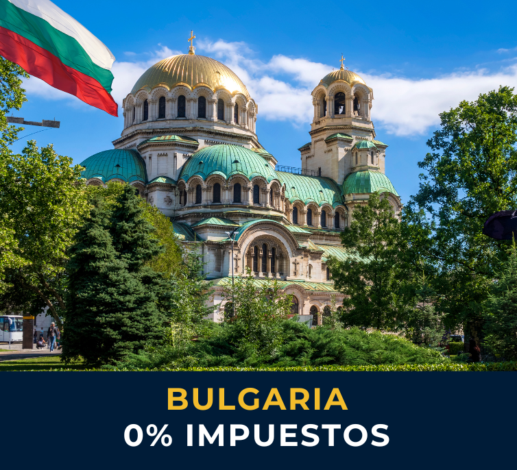 Catedral de San Alejandro Nevski en Sofía, Bulgaria – destino fiscal atractivo para nómadas digitales y emprendedores