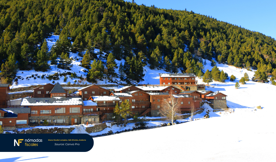 Kione DeuSol complex in Vall d'Incles, Andorra – low-tax destination for digital nomads and high-net-worth individuals